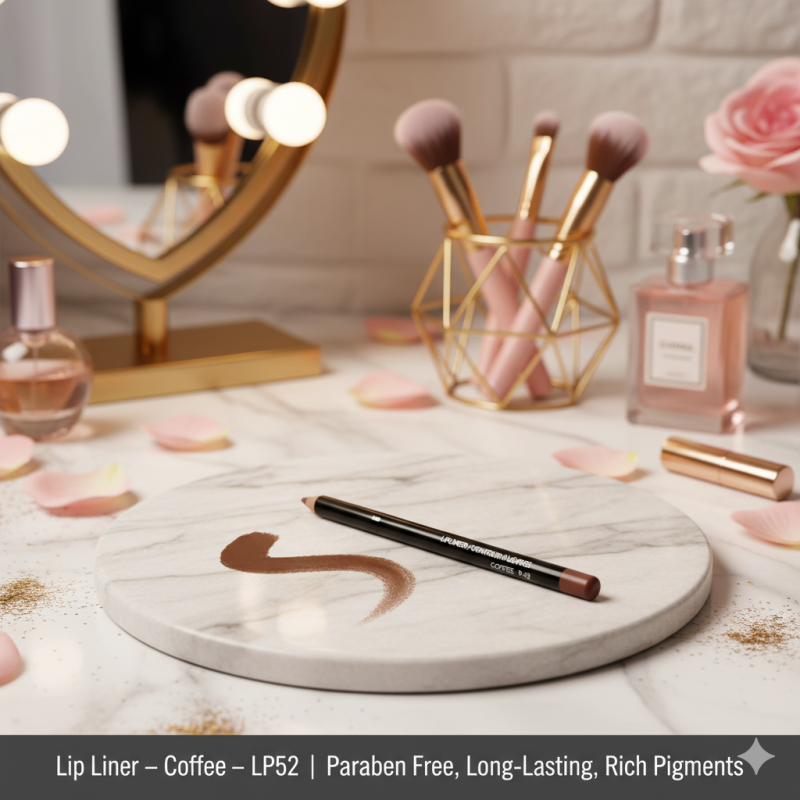 Image of Lip Liner – Coffee – LP52 | Paraben Free, Long-Lasting, Rich Pigments