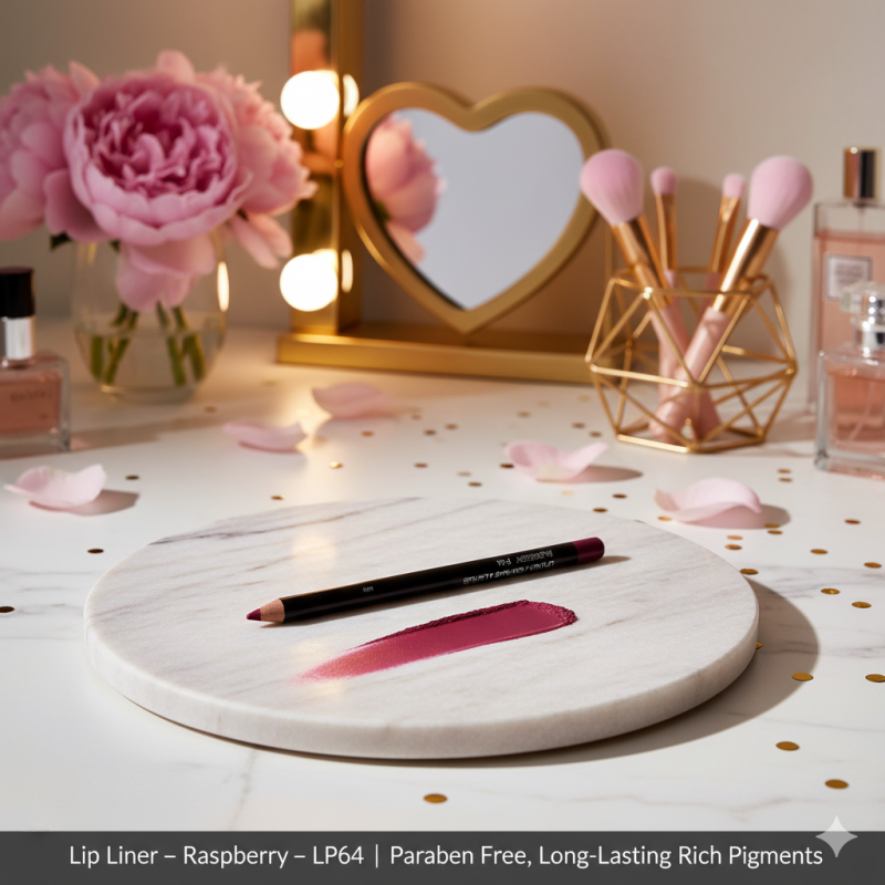 Image of Lip Liner – Raspberry – LP64 | Paraben Free, Long-Lasting Rich Pigments for Bold, Defined Lips