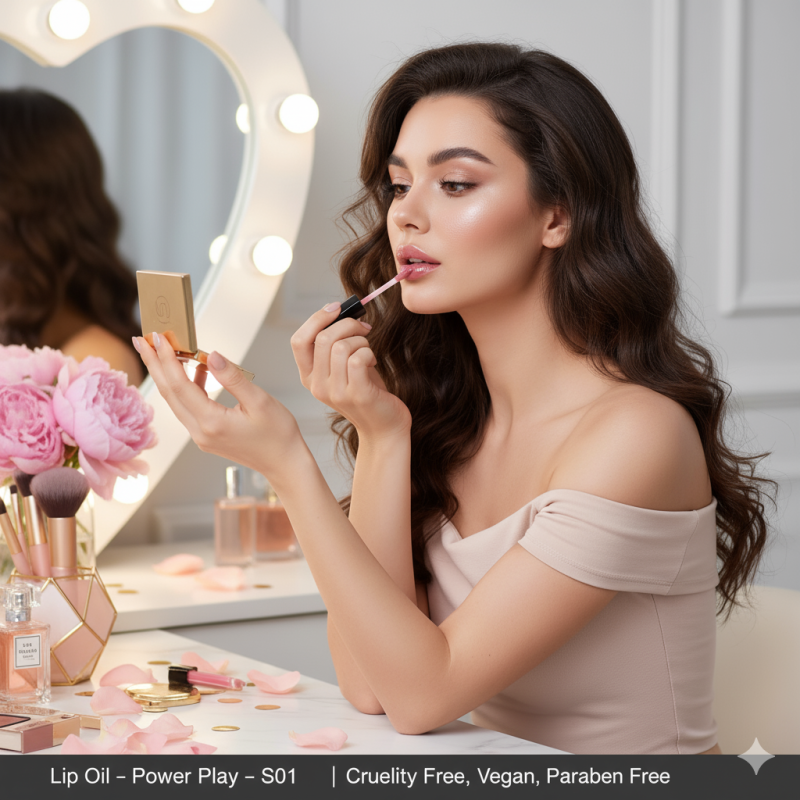 Image of Lip Oil - Power Play - S01 | Cruelty Free, Vegan, Paraben Free