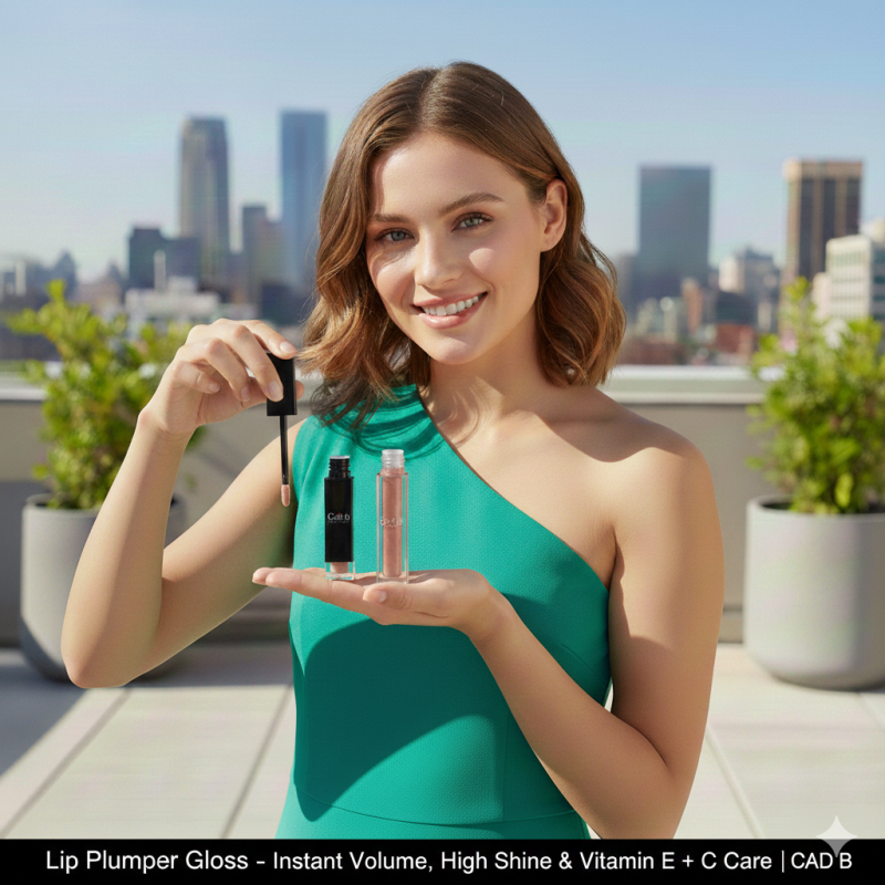 Image of Lip Plumper Gloss – Instant Volume, High Shine & Vitamin E + C Care