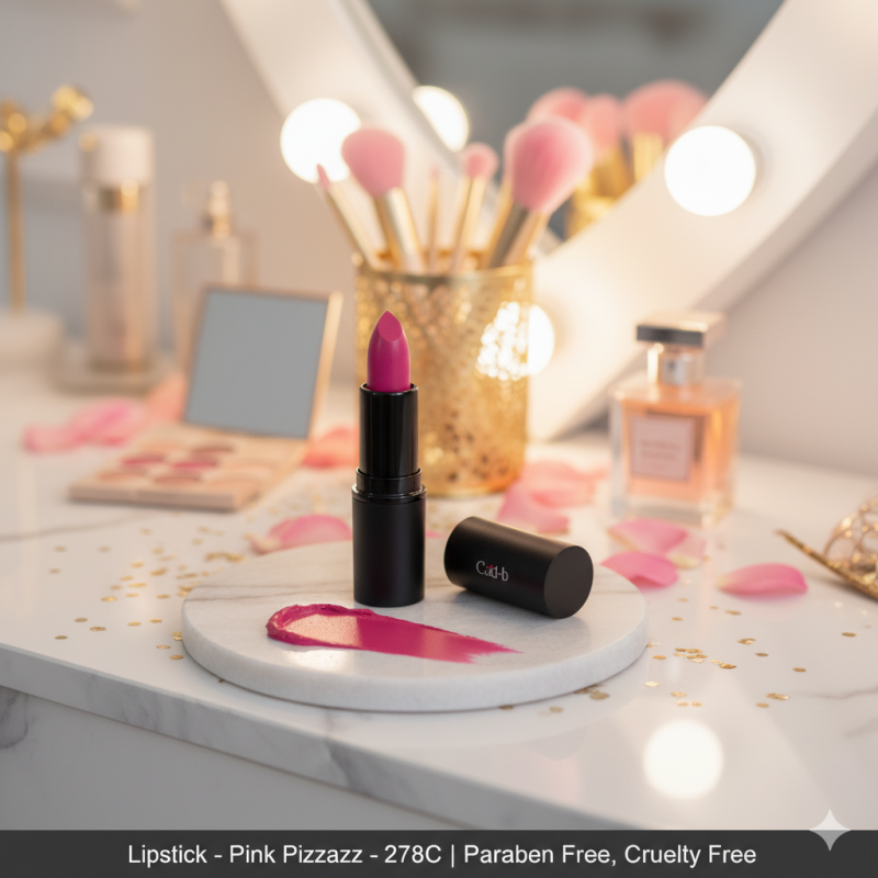 Image of Lipstick – Pink Pizzazz – 278C | Paraben Free, Cruelty Free