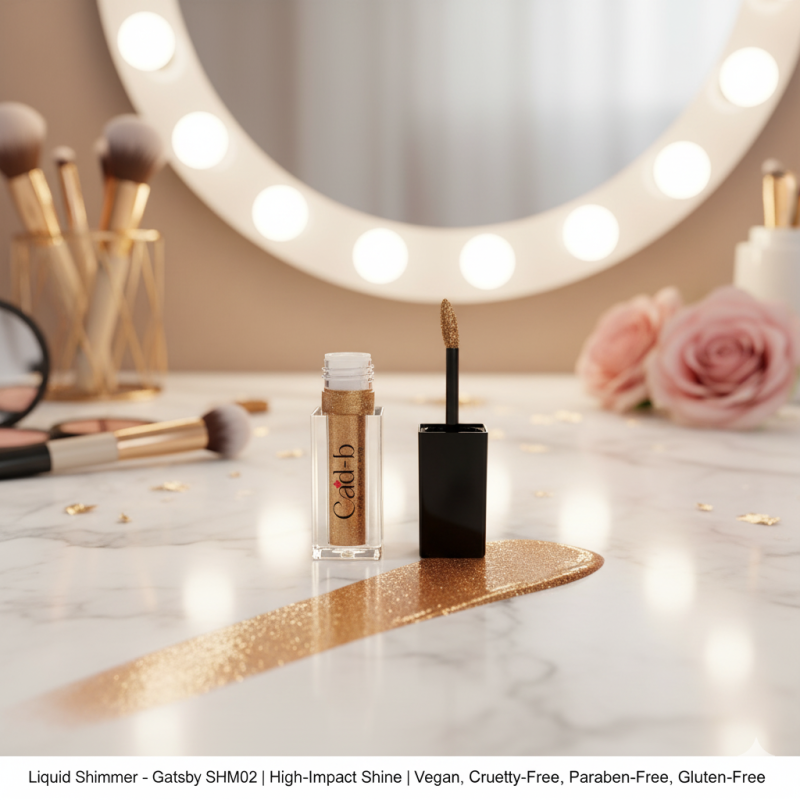 Image of Liquid Shimmer – Gatsby SHM02 | High-Impact Shine | Vegan, Cruelty-Free, Paraben-Free, Gluten-Free