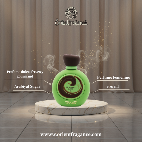 Image of Arabiyat Sugar - Matcha Latte - Eau De Parfum - Perfume Femenino-3