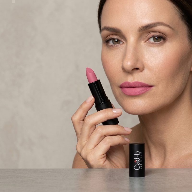 Image of Matte Lipstick – Mod MM12 | Rich Pigment & Velvety Soft-Matte Finish with Castor Oil & Jojoba | Vegan | CAD B
