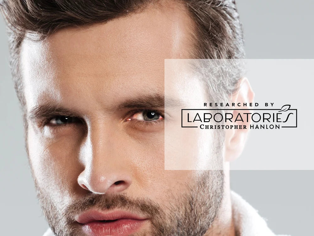 Image of Step 3 | CHRISTOPHER HANLON hypoallergenic facial moisturizer for men, suitable for all skin types