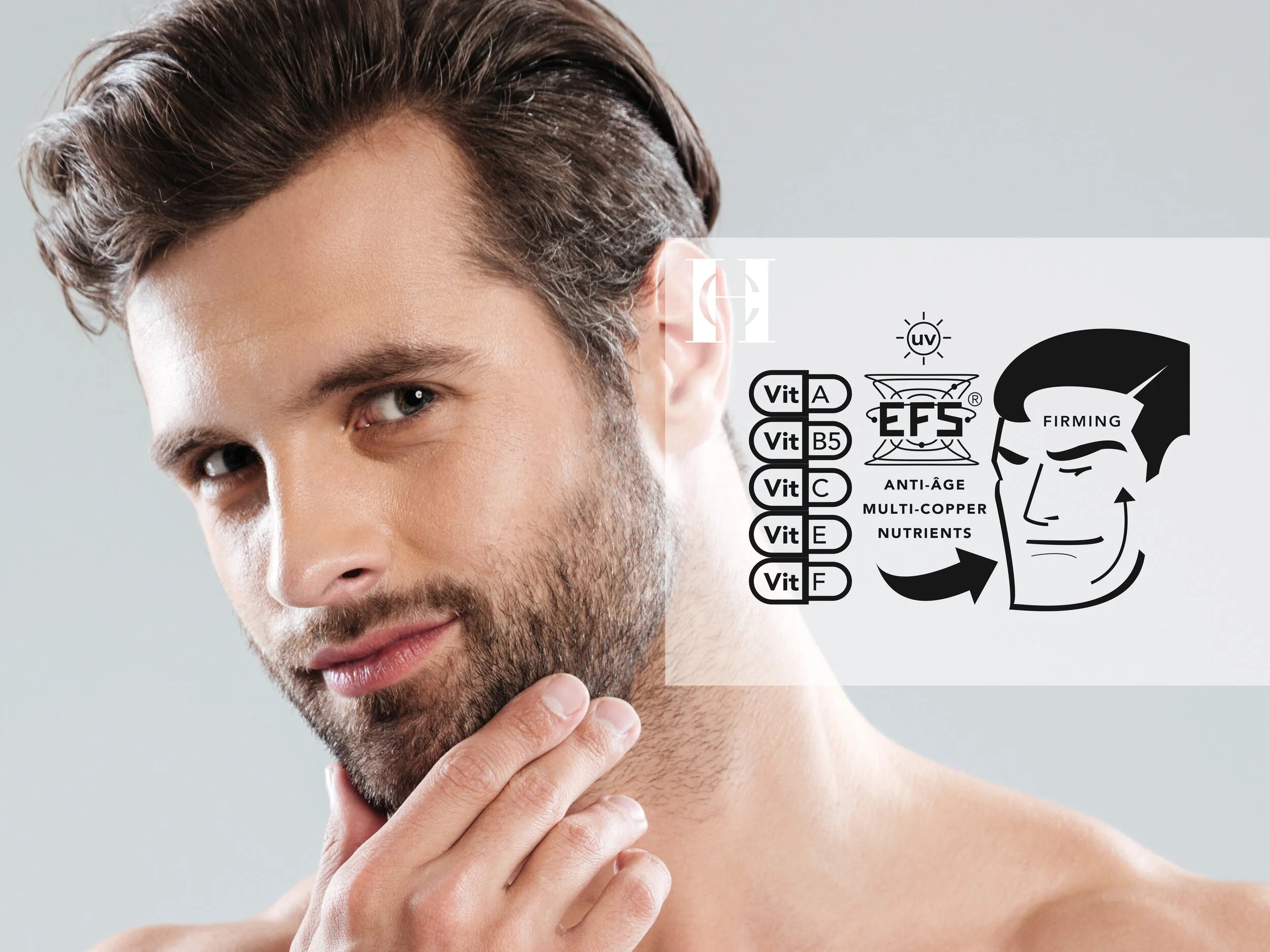 Image of CHRISTOPHER HANLON  Step 3 | UV POLYVITAMIN FACE MOISTURIZER ANTI ÂGE FOR MEN | Normal + Norm - Oily - Baycan Luxury