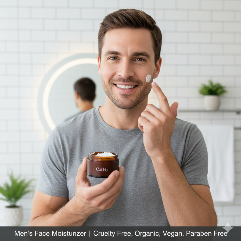 Image of Men's Face Moisturizer | Cruelty Free, Organic, Vegan, Paraben Free | CO Certified Organic