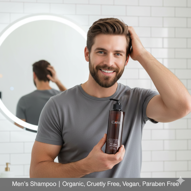 Image of Men's Shampoo | Organic, Cruelty Free, Vegan, Paraben Free