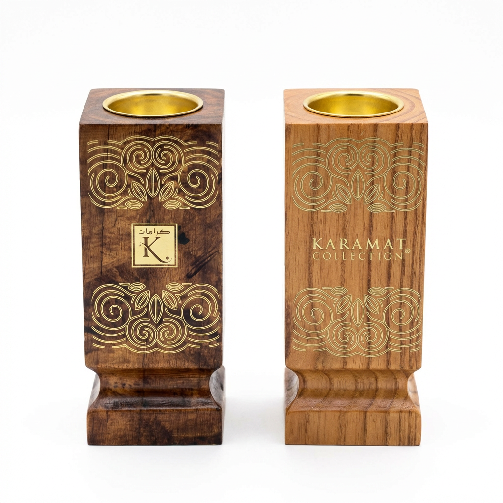 Image of Brûleur Bakhour en Bois Karamat – Encensoir de Luxe pour Encens et Parfum d’Intérieur-3