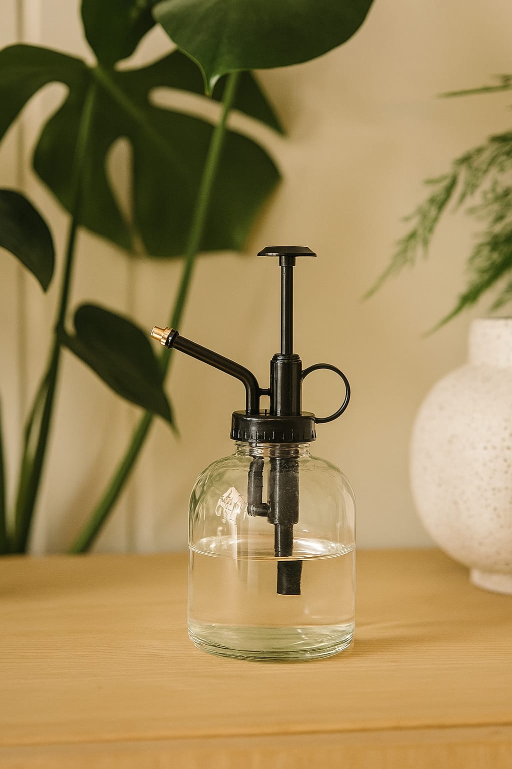 Image of Pflanzensprühflasche – Glas – 300ml – Feiner Sprühnebel für Zimmerpflanzen, Terrarien & empfindliche Blätter – Stilvoll & Praktisch-2