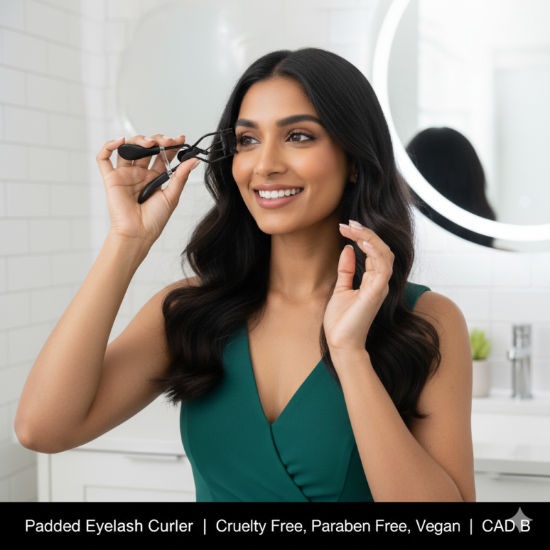 Image of Padded Eyelash Curler – Crimp-Free Curl for All Eye Shapes