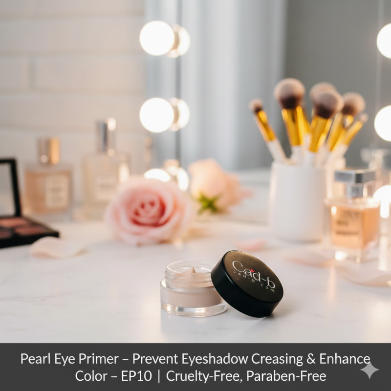 Image of Pearl Eye Primer – Prevent Eyeshadow Creasing & Enhance Color – EP10 | Cruelty-Free, Paraben-Free