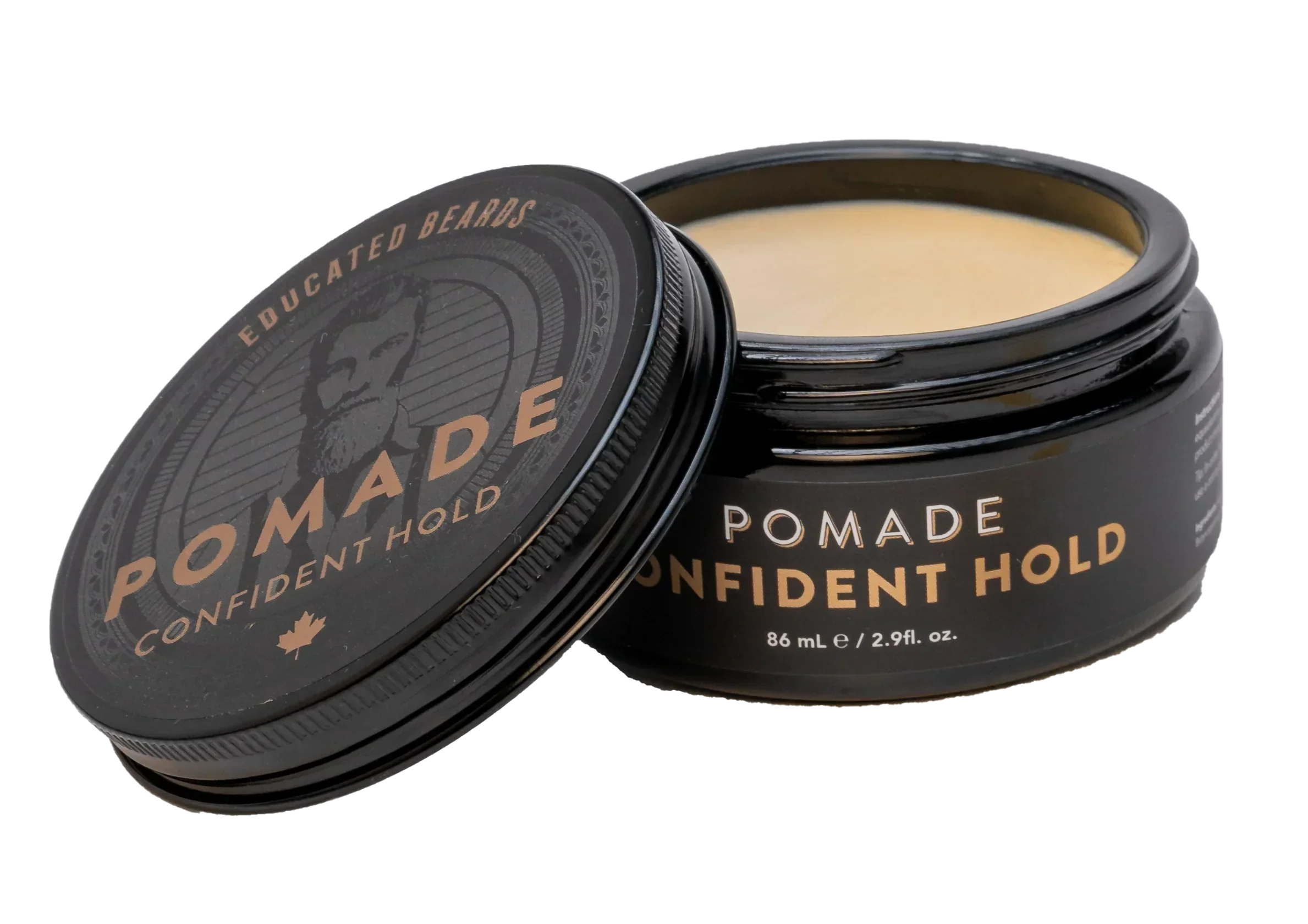 Image of Educated Beards Confident Hold Pomade 86ml-1