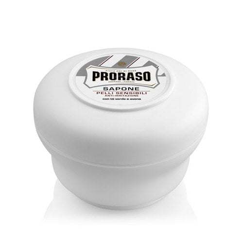 Image of Proraso Shaving Soap Bowl Green Tea and Oats Bowl White-0