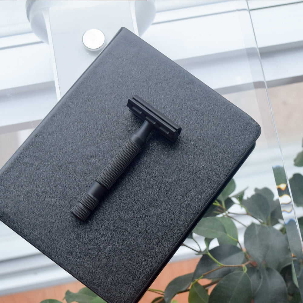 Image of Rockwell 6S Stainless Steel Adjustable DE Safety Razor - Matte Black PVD (6 Settings)-3
