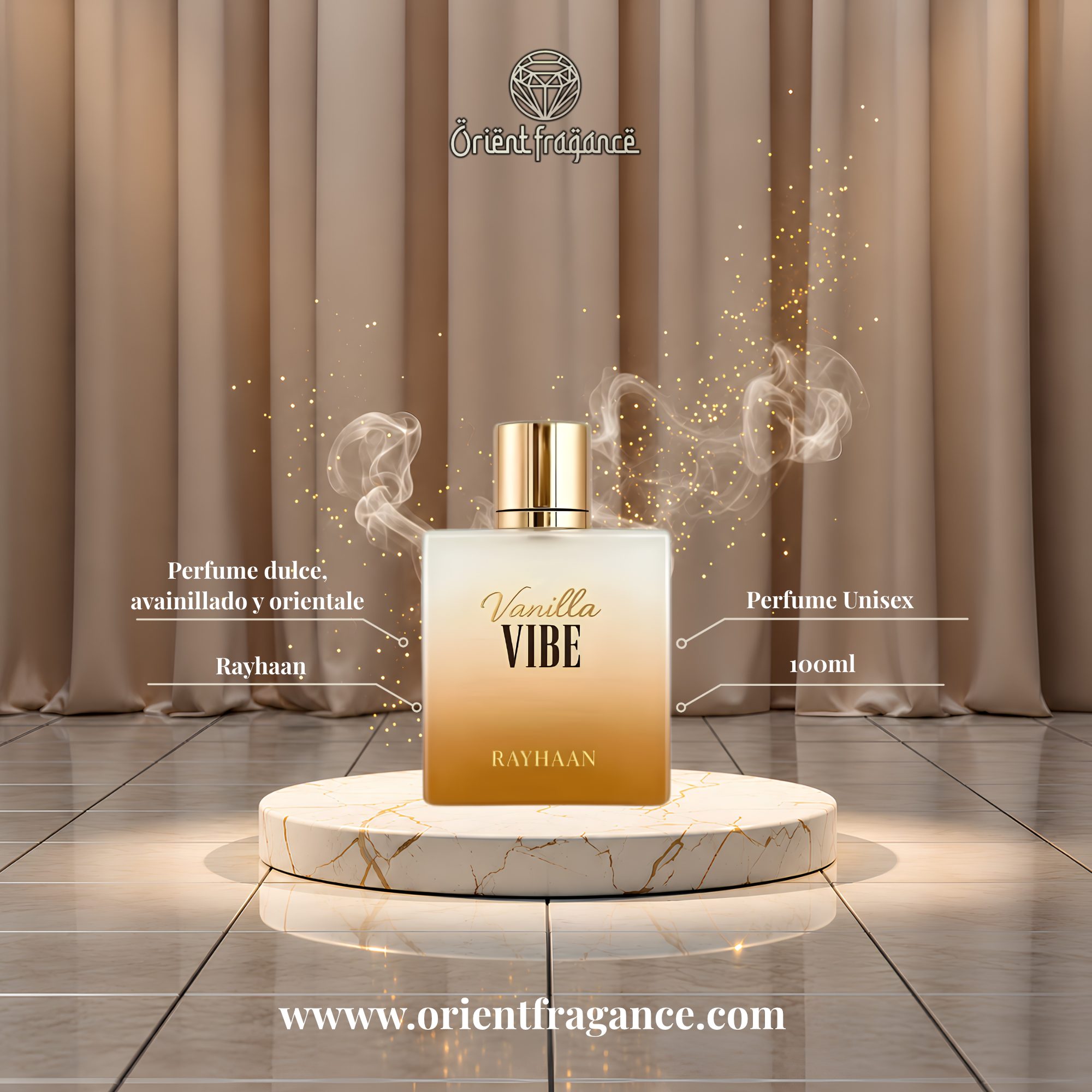 Image of Rayhaan - Vanilla Vibe - Eau De Parfum - Perfume Unisex-3