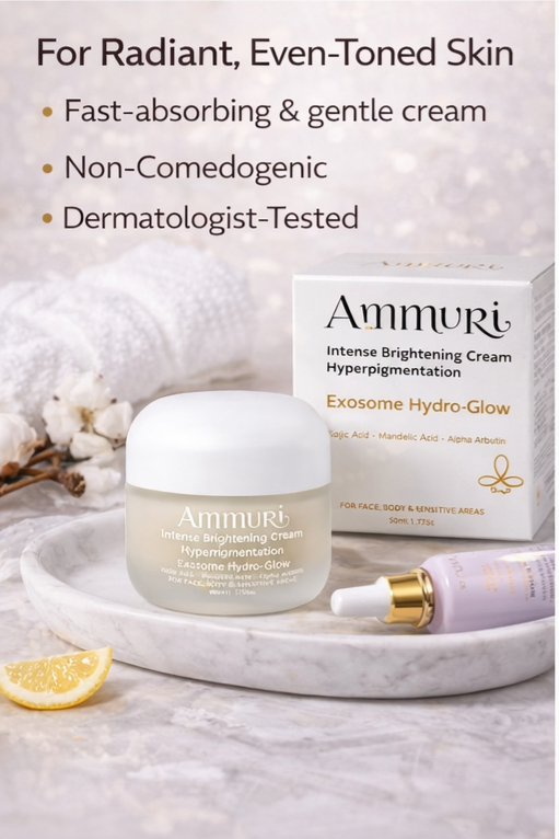 Image of Ammuri Intense Lightening Skin Cream – Brightening for Bikini, Underarms & Sensitive Areas (50g)-0