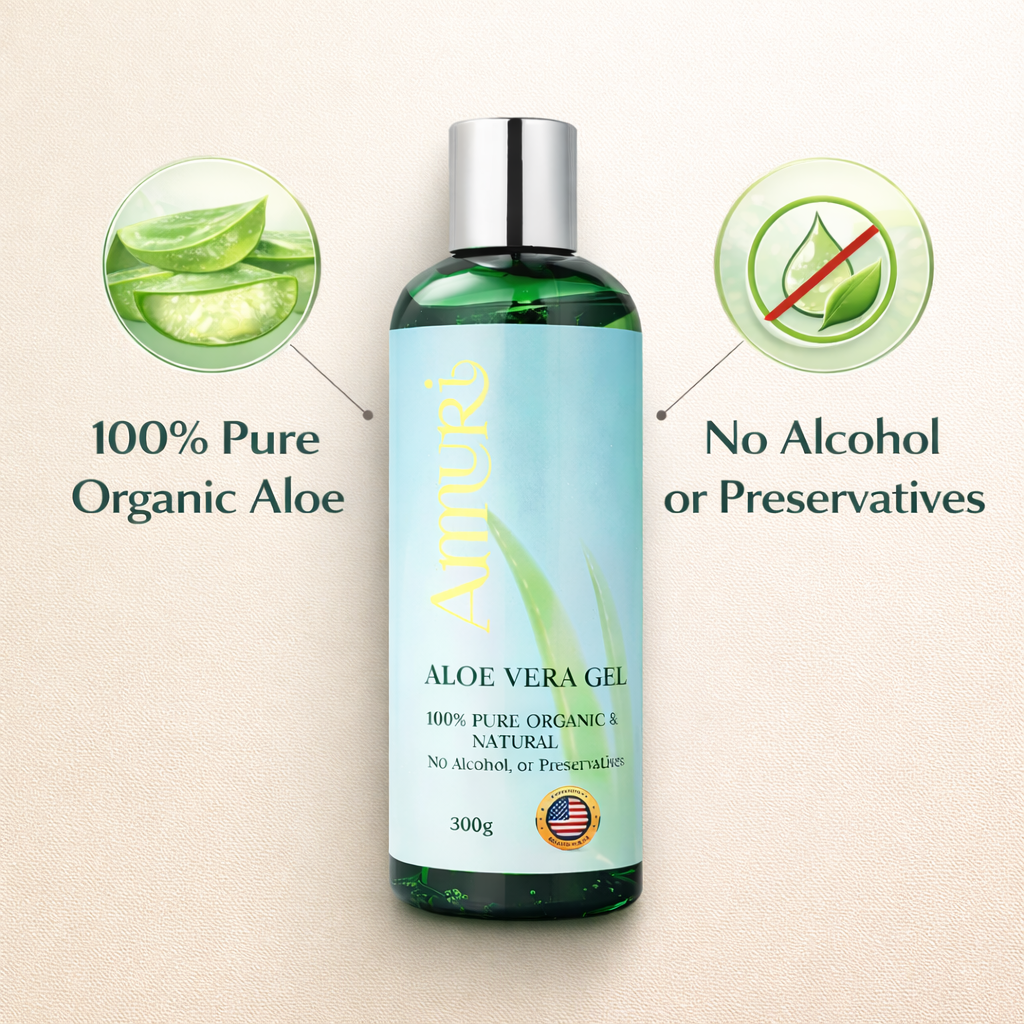 Image of Ammuri Organic Aloe Vera Gel – Pure, Natural Skin Relief-3