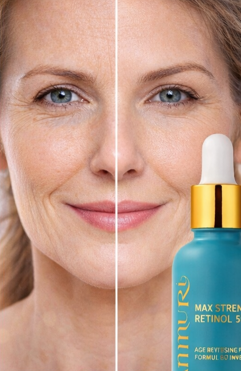 Image of Ammuri Skincare 5% Retinol MAX Powerful Anti-Aging Serum for Youthful Skin-3