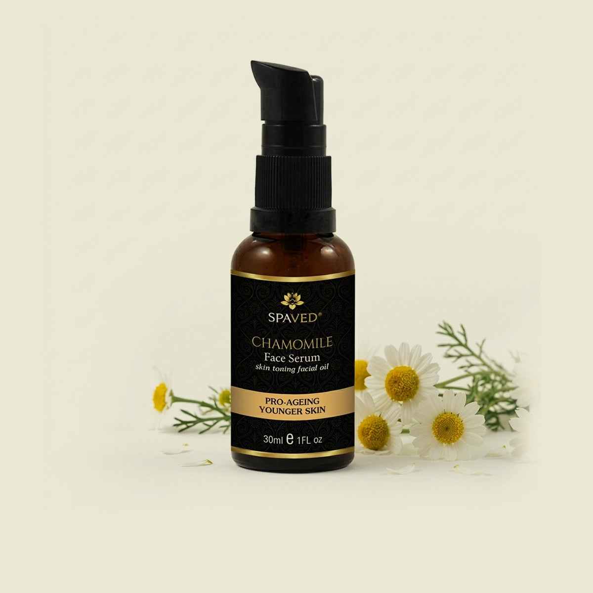 Image of Chamomile Face Oil Serum - Night Renewal for Hydrated, Youthful Glow