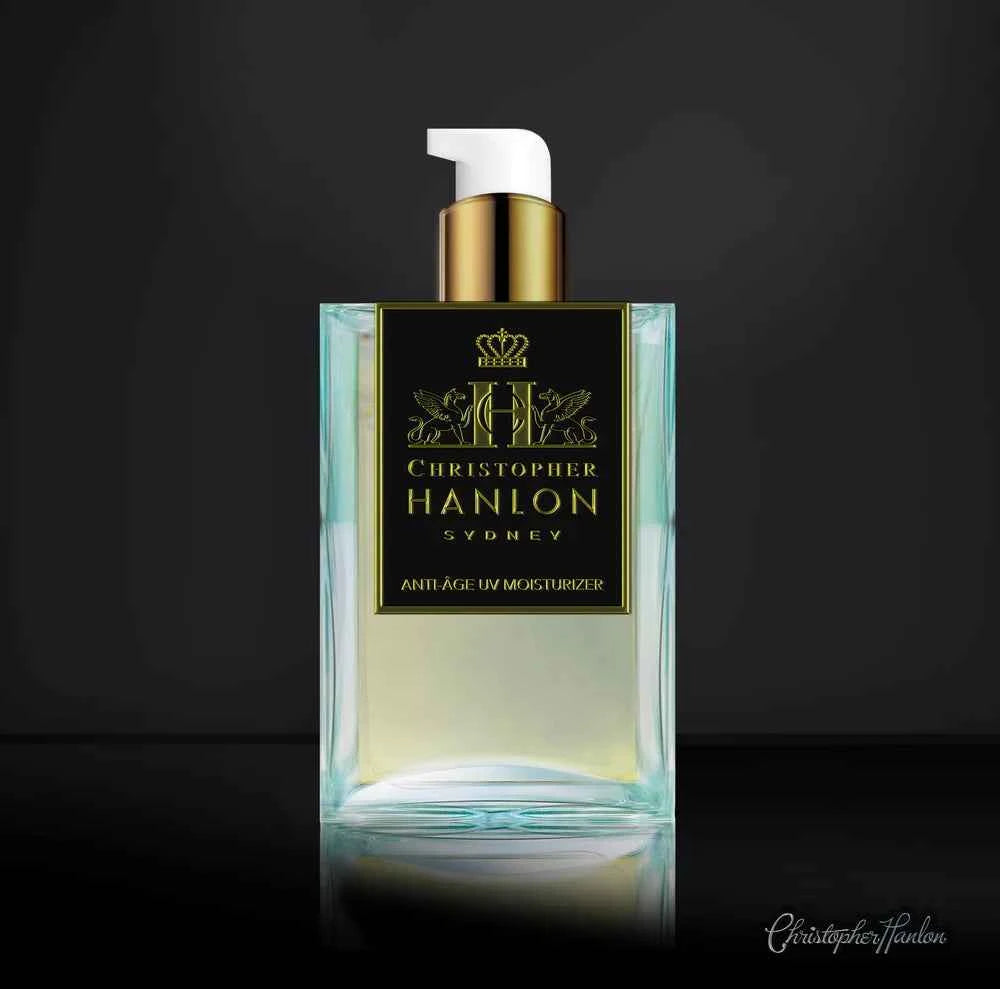 Image of ANTI ÂGE UV MOISTURIZER | CHRISTOPHER HANLON Anti-Age UV Feuchtigkeitscreme Männer – After Shave Lotion mit Bergamot und Minze