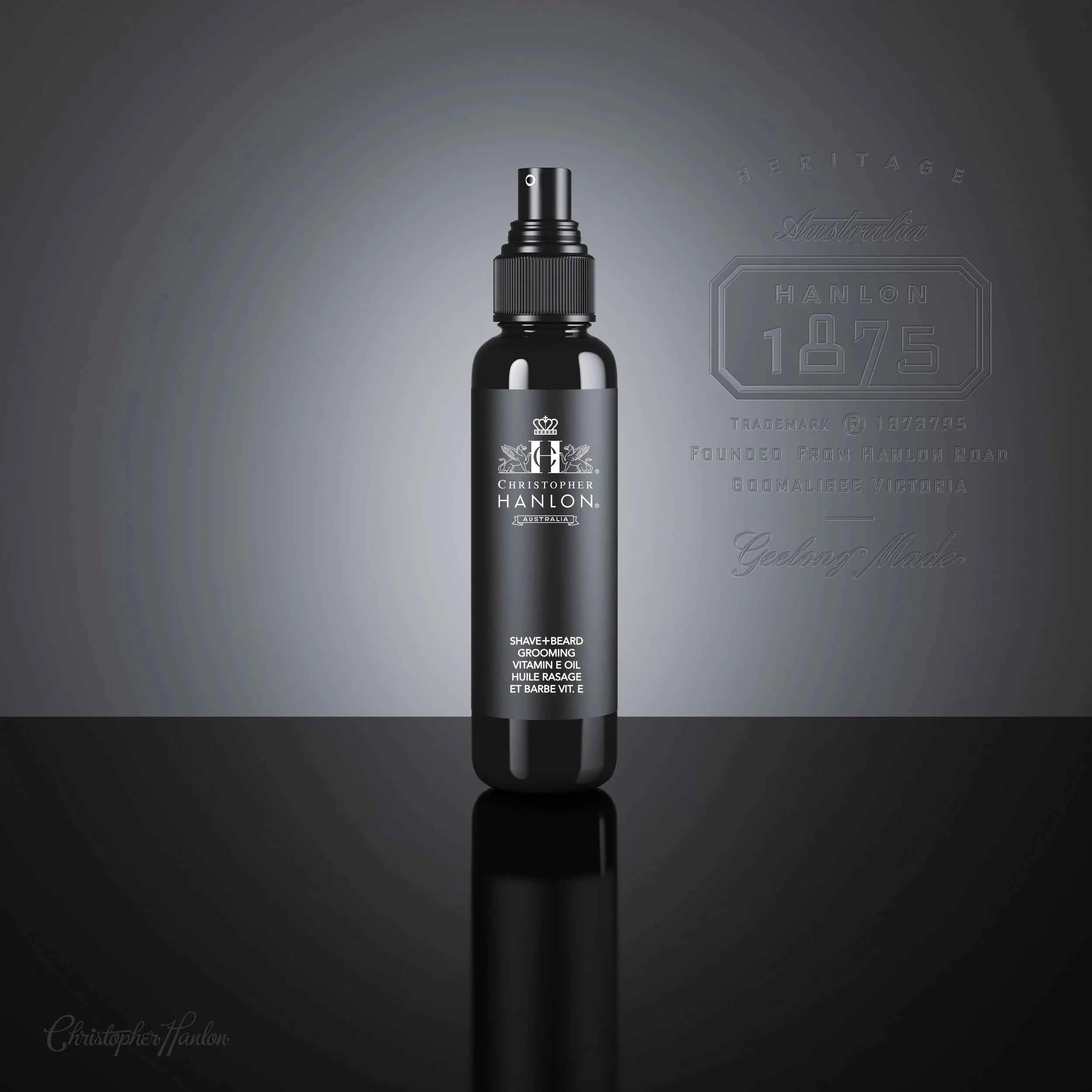 Image of PRE-SHAVE SKIN TREATMENT + BEARD CONDITIONER | CHRISTOPHER HANLON Rasiervorbereitung Hautbehandlung in Gold und Minze