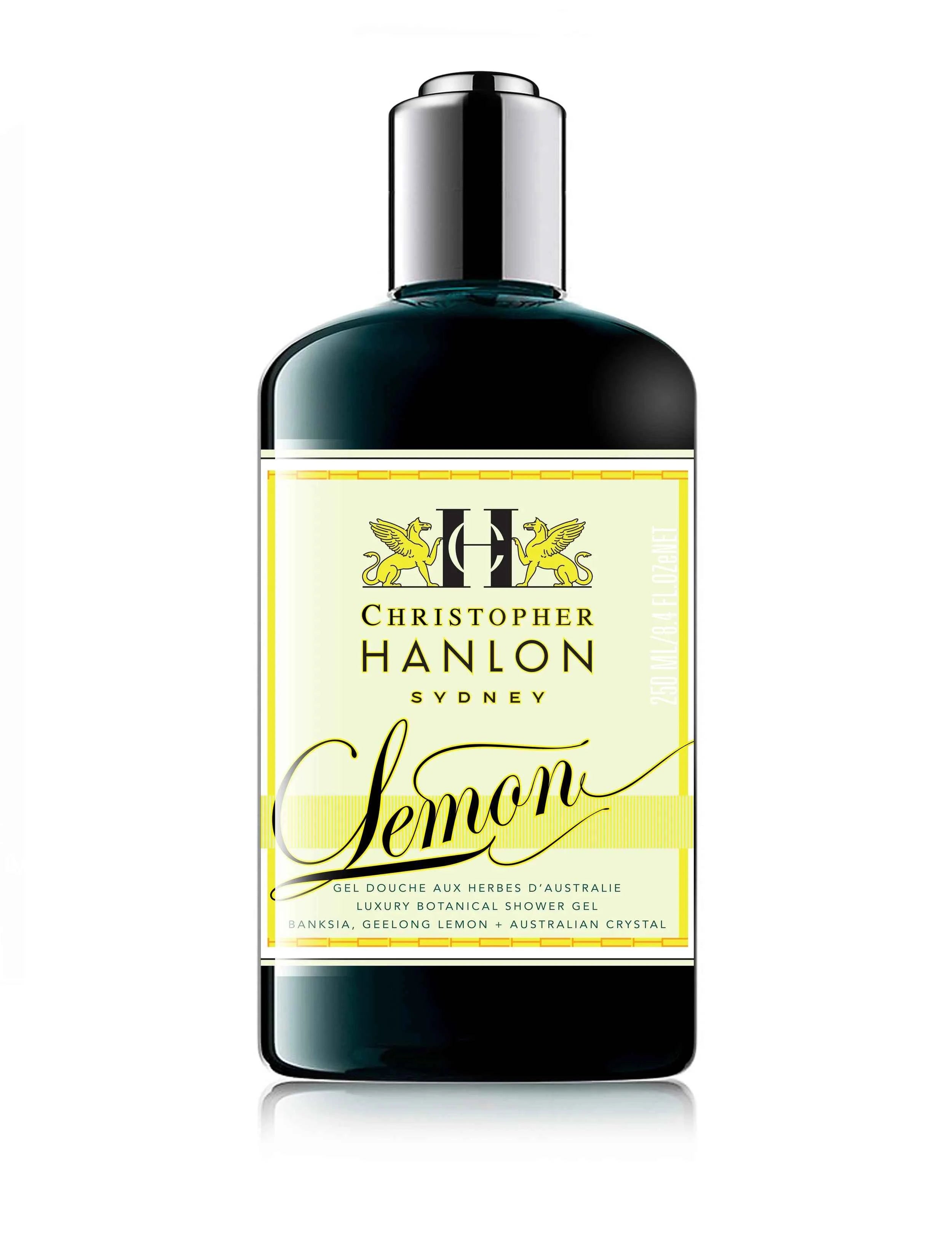 Image of CHRISTOPHER HANLON GEELONG LEMON + SPEARMINT FOAMING SHOWER GEL – with Exfoliating AHAs