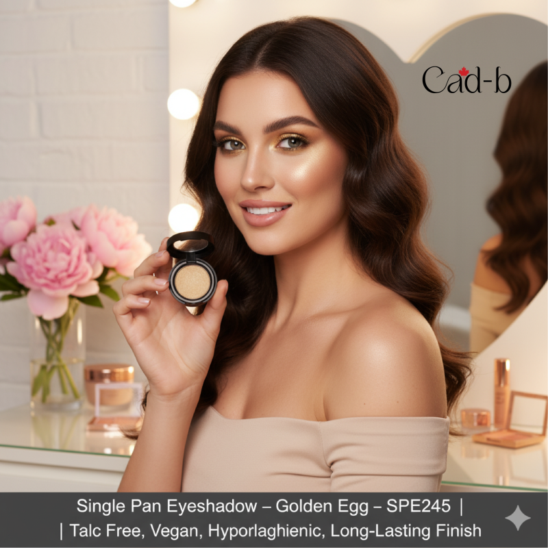 Image of Single Pan Eyeshadow – Golden Egg – SPE245 | Talc Free, Vegan, Hypoallergenic, Long-Lasting Finish