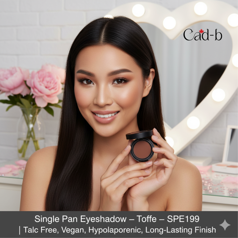 Image of Single Pan Eyeshadow – Toffee – SPE199 | Talc Free, Vegan, Hypoallergenic, Long-Lasting Finish