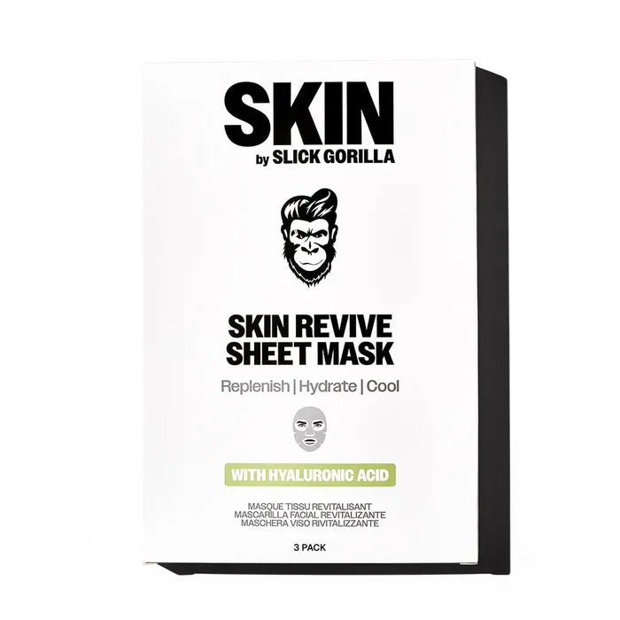 Image of Slick Gorilla Skin-Revive Sheet Masks (3 Pack)-0