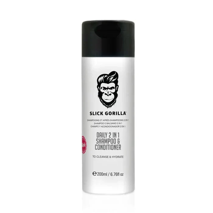 Image of Slick Gorilla Daily 2 in 1 Shampoo & Conditioner 200ML-0