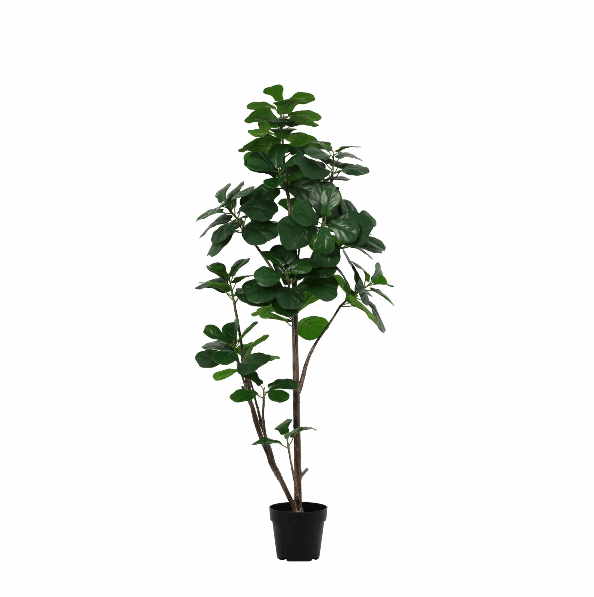 Image of Ficus lyrata Kunstpflanze 150cm – Große Geigenfeige Deko Pflanze – Pflegefreie Zimmerpflanze für Wohnzimmer Büro & Empfangsbereich-0