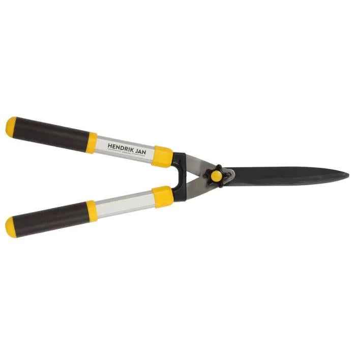 Image of Heckenschere – Gartenschere Aluminium – 60cm – Teleskop & Wellenschnitt – Verstellbare Griffe – Für Hecken & Sträucher