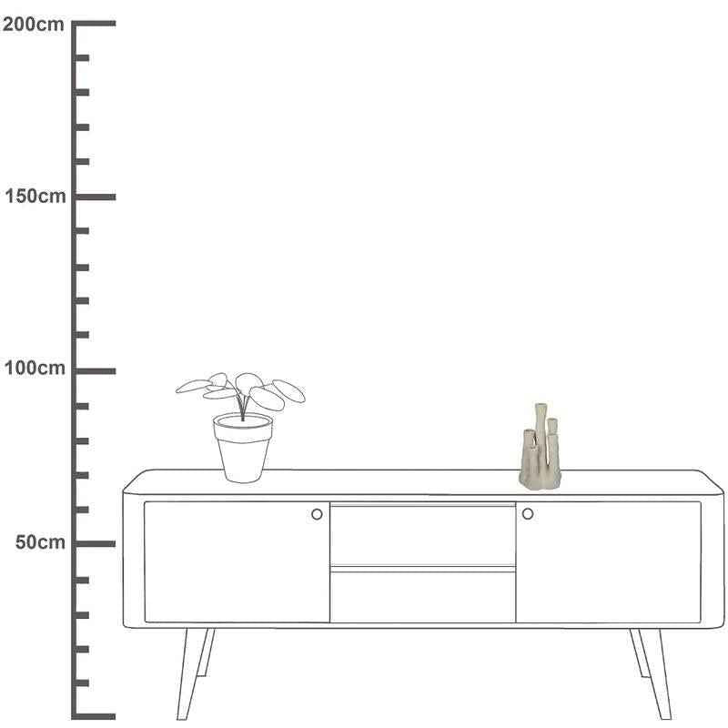 Image of Blumenhalter Koraal – Ecru – Keramik Vase in Korallenform – Dekorativer Blumenhalter für Trockenblumen & Zweige – Maße 18×18×30cm-3