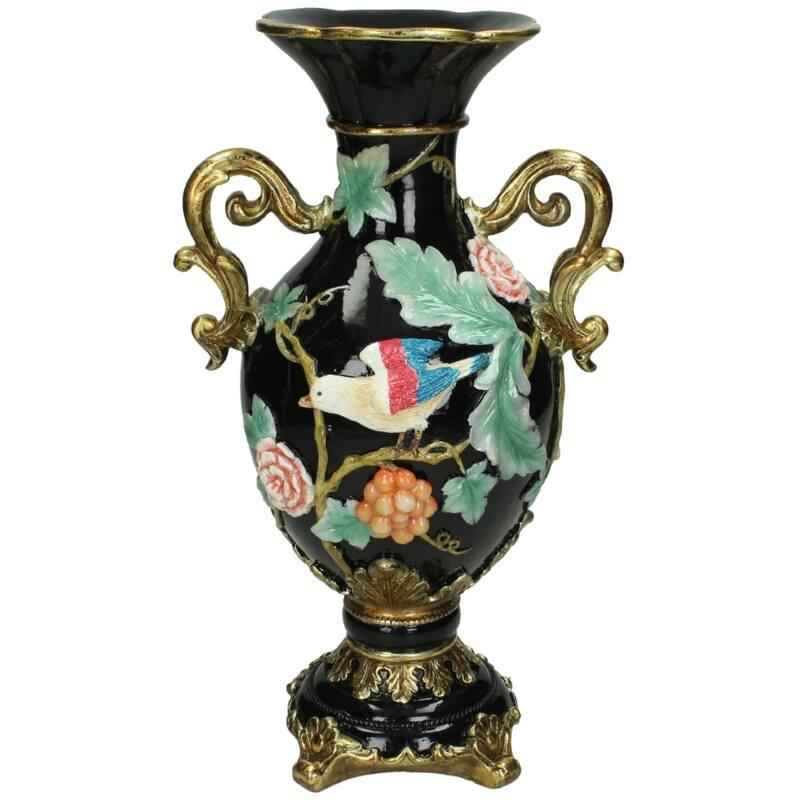 Image of Vase Vogel – Buntes Design – 31,5cm – Dekovase für Blumen & Wohnaccessoires – Verspieltes, kreatives Interieur-0