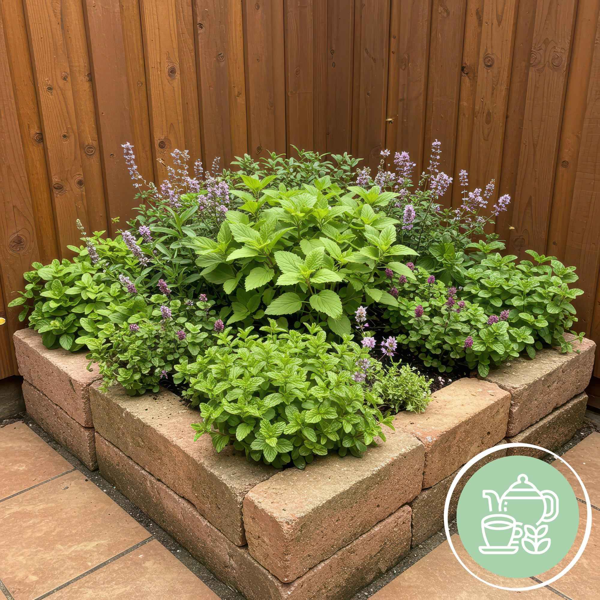 Image of Staudenset Teekräuter – 6 aromatische Kräuterstauden für ca. 1m² – Für frischen Kräutertee aus dem eigenen Garten – Pflegeleichtes Kräuterpaket-3