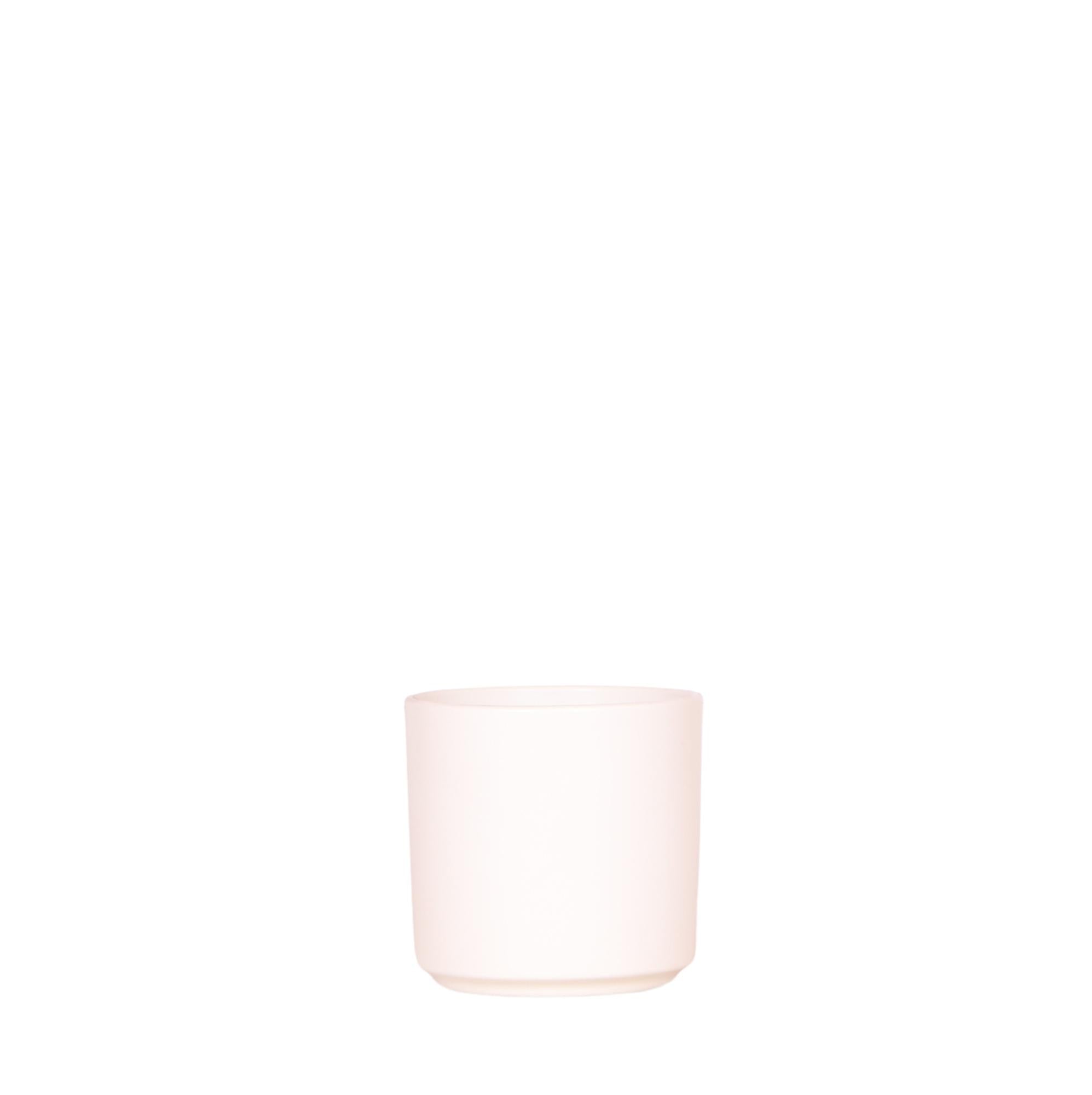 Image of Simplicity Blumentopf Weiß – Ø6cm – Mini Blumentopf für kleine Pflanzen, Sukkulenten & Kräuter-0
