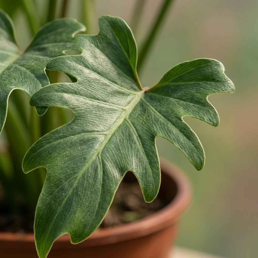 Image of Philodendron Xanadu grün 60cm 19cm Zimmerpflanze pflegeleicht kompakte tropische Grünpflanze mit dekorativen Blättern für Wohnzimmer Büro Schlafzimmer-3