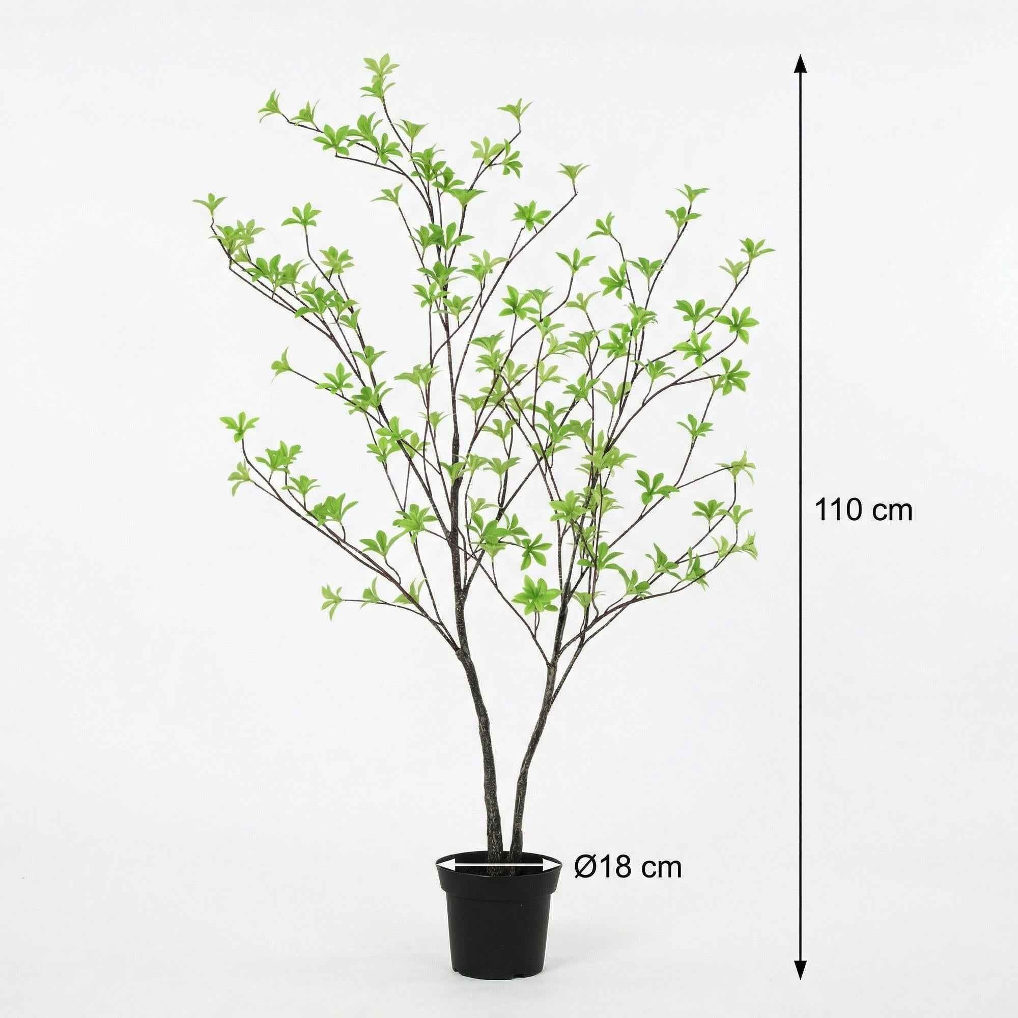 Image of Kunstpflanze Tropaeolum 110cm – künstliche Kapuzinerkresse – realistische Blatt – & Blütenoptik