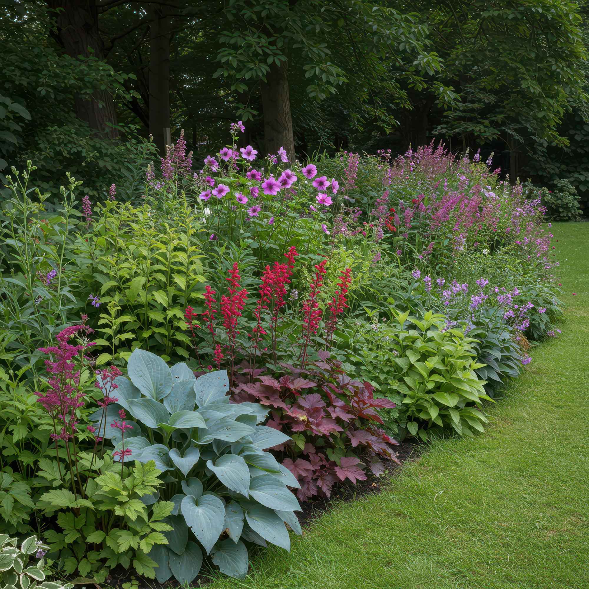 Image of Staudenset Schatten – 24 schattenliebende Stauden für ca. 3m² – Verschiedene Farben & Blütezeiten – Pflegeleichtes Set für schattige Gartenbereiche-3