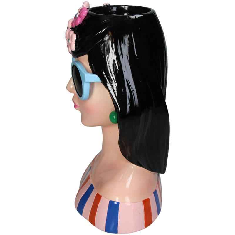 Image of Vase Fashion Lady 'Anna' 30cm – Polyresin – Dekovase in Modedesign – Stilvolles Kunstobjekt & Wohnaccessoire für modernes Interieur