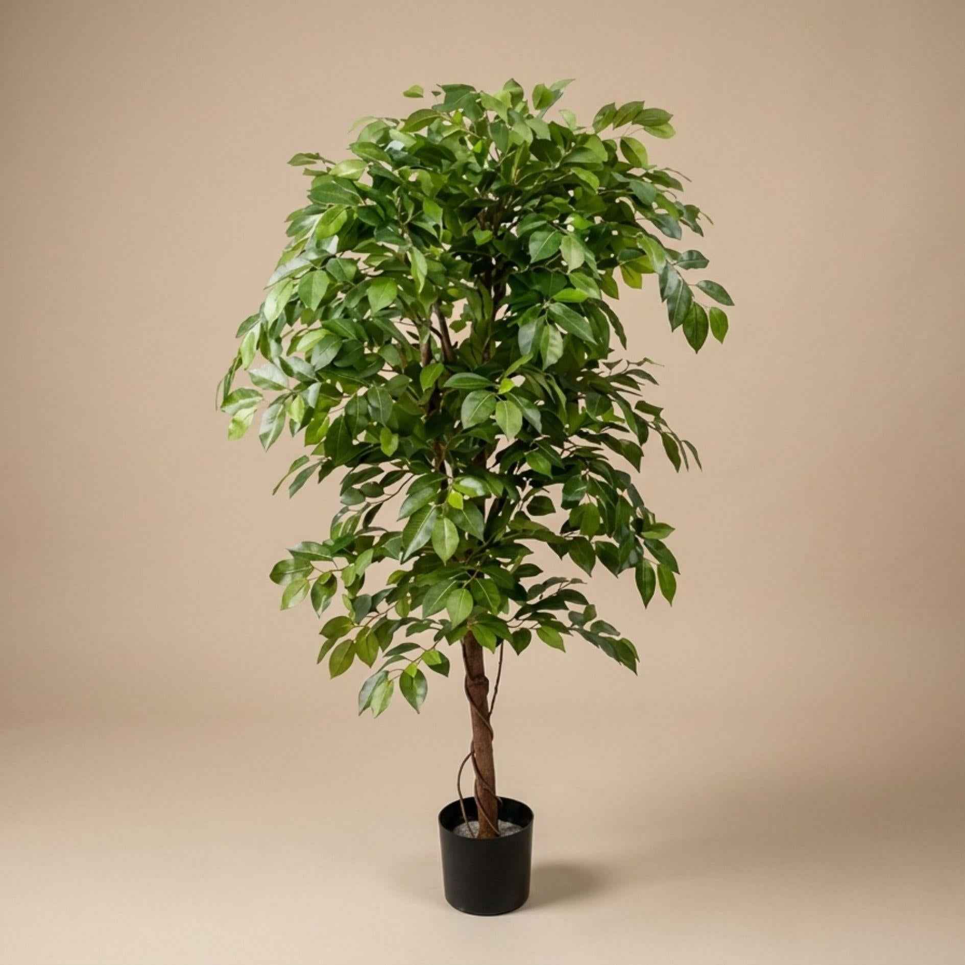Image of Ficus Deluxe Vine Kunstbaum – 140cm – Realistische Kunstpflanze für Innenräume – Pflegefreier künstlicher Baum mit dichtem Blattwerk-2