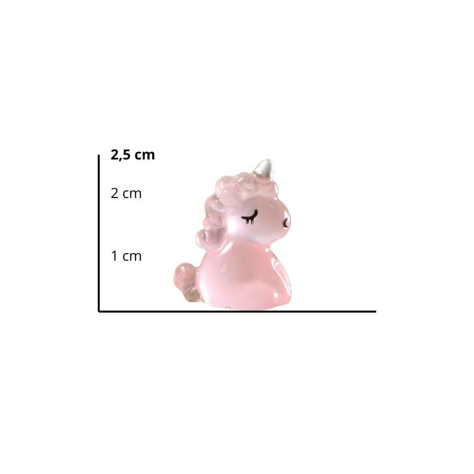 Image of Glow in the Dark Einhörner – 6er Set – Bunte Mini – Einhörner 2,5cm – Leuchtend im Dunkeln – Für Terrarium, Pflanzenecke & Schreibtisch – Deko-1