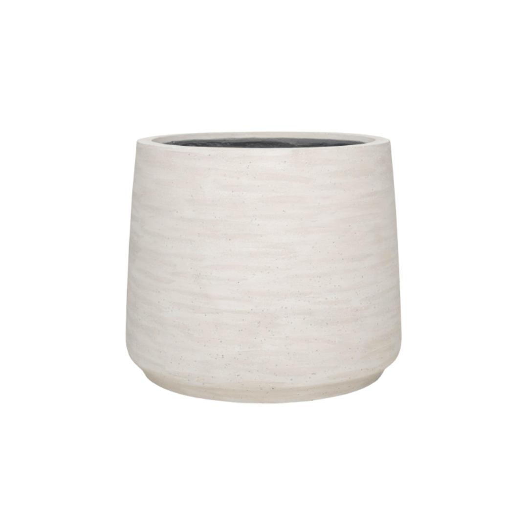 Image of Pflanztopf Jumbo Patt Ivory Washed – D73xH61cm – Großer Design – Blumentopf in Elfenbeinoptik – Wetterfester Gartenkübel für Innen & Außen-0
