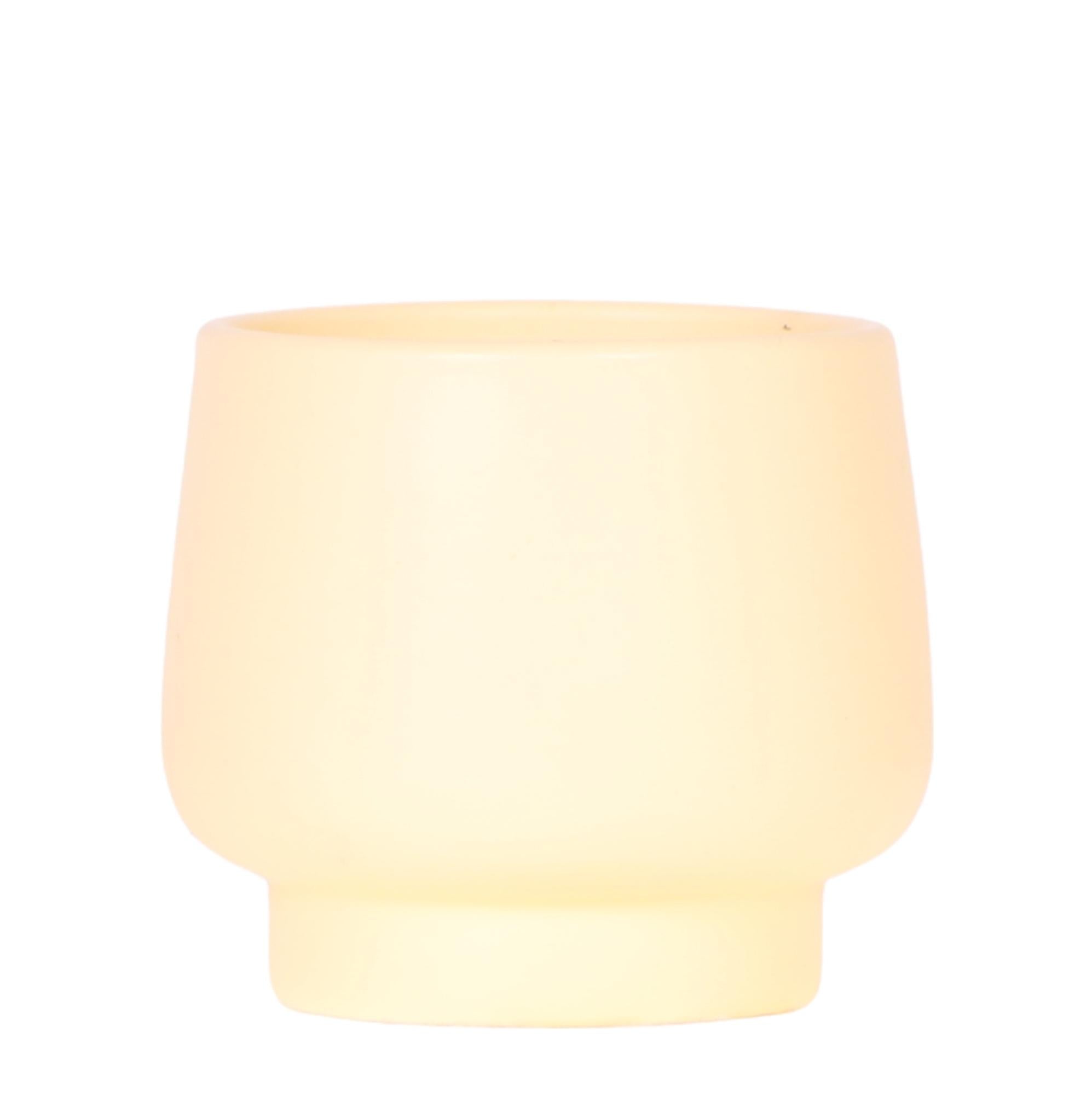 Image of Scandic Blumentopf – Gelb – Ø9cm – Moderner Pflanztopf in Pastellgelb – Dekorativer Übertopf für Zimmerpflanzen, Orchideen & Kräuter-0