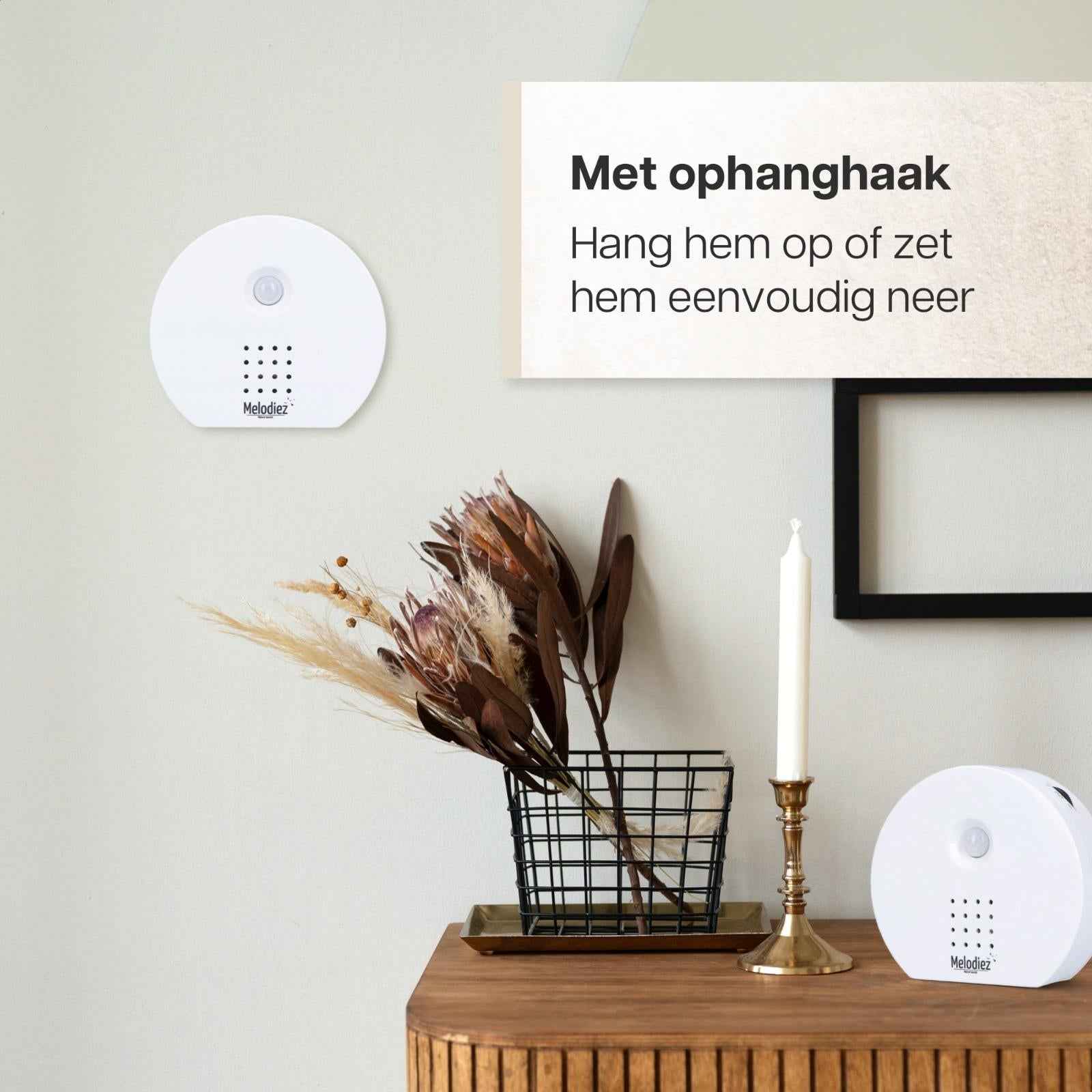 Image of Melodiez Musikbox Weiß – Naturklänge mit Bewegungssensor – Kompakte Soundbox für beruhigende Vogelstimmen, Meeresrauschen & Dschungelklänge-2