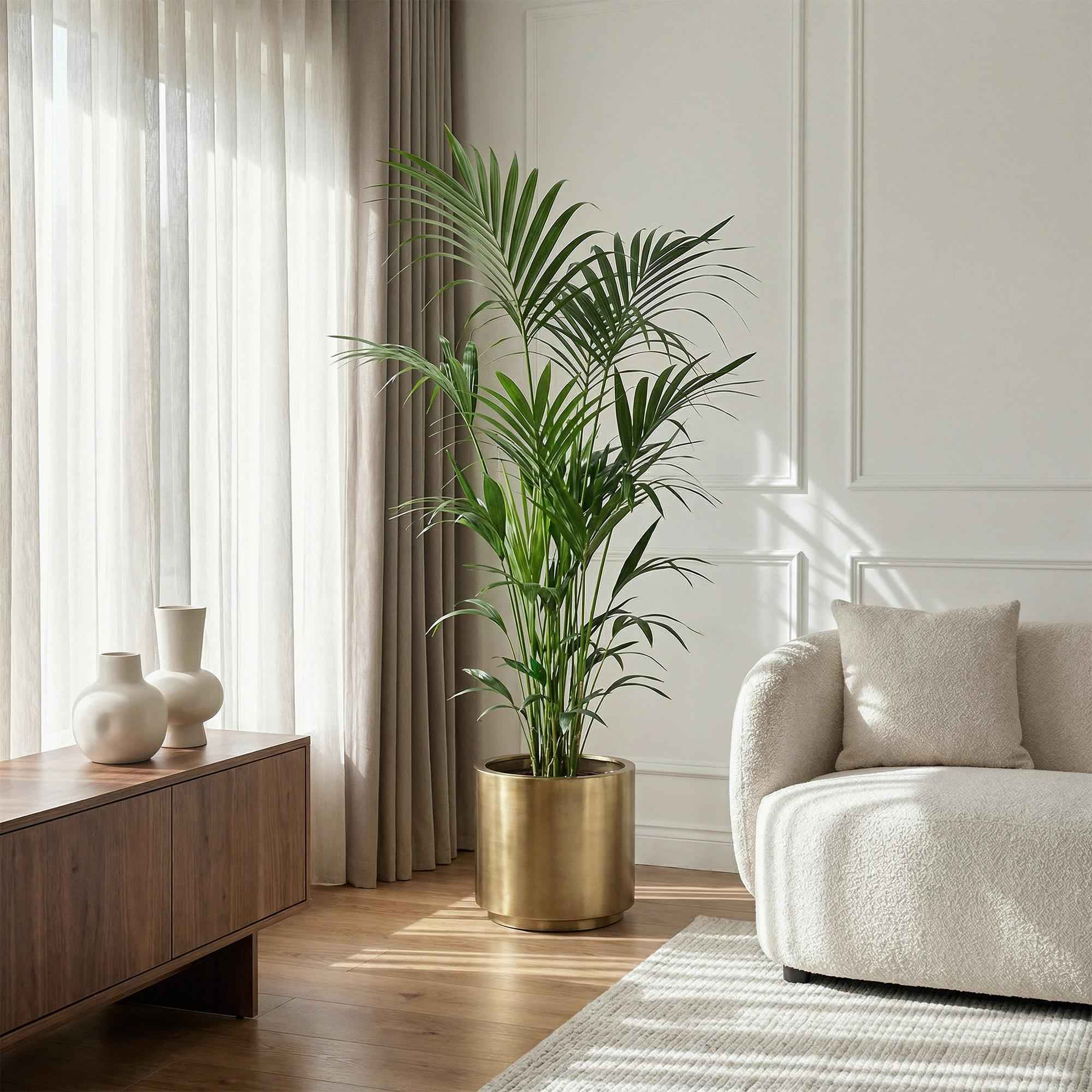 Image of Howea Forsteriana – Kentia – Palme – 160-170cm – 27cm – Pflegeleichte, elegante Zimmerpalme mit fiederartigen Wedeln – Tropisches Highlight für Wohn-4