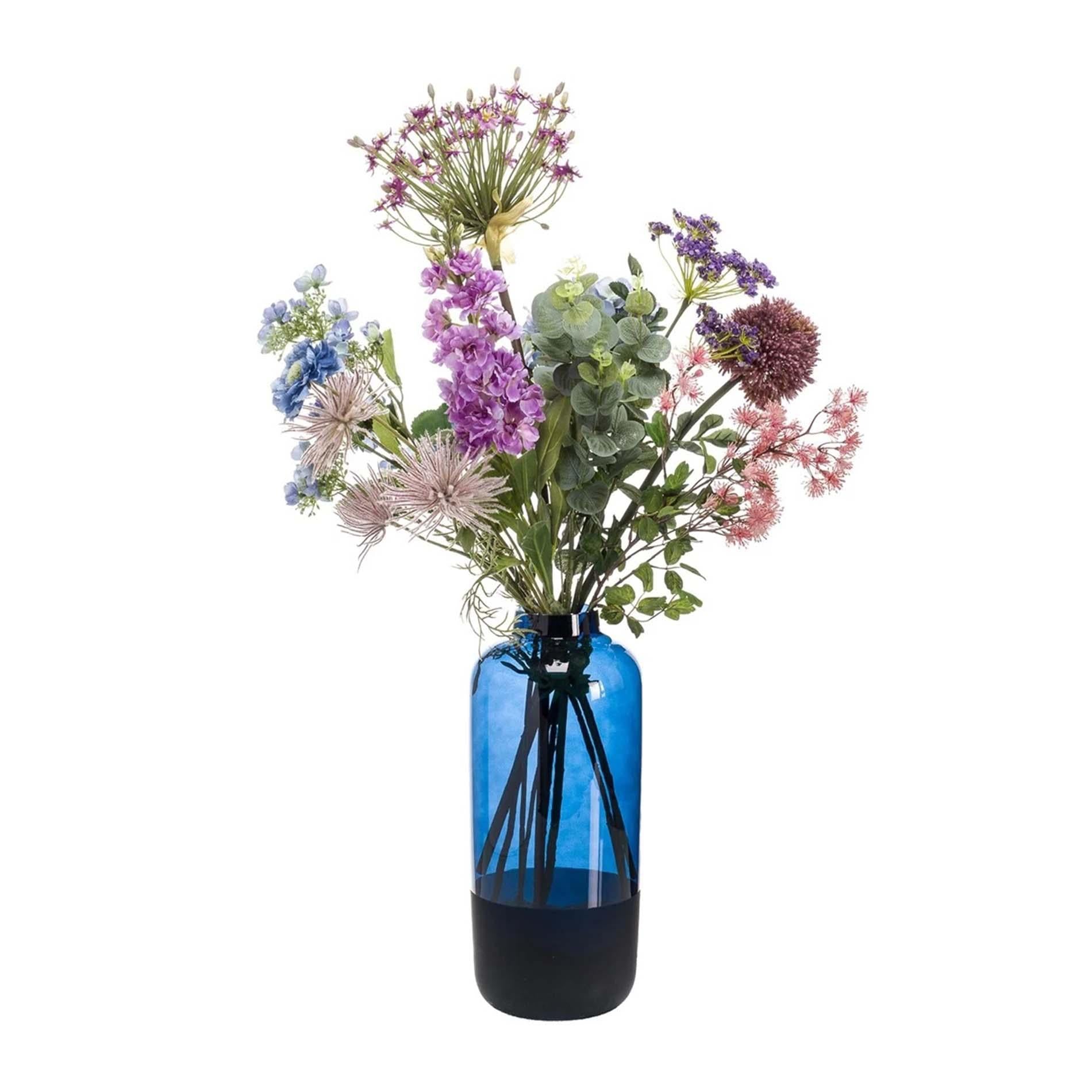 Image of Kunstblumenstrauß Pastell – 70-90cm – Hochwertige Seidenblumen in Pastelltönen – Pflegeleichte Deko für Tisch, Wohnraum & Büro-0
