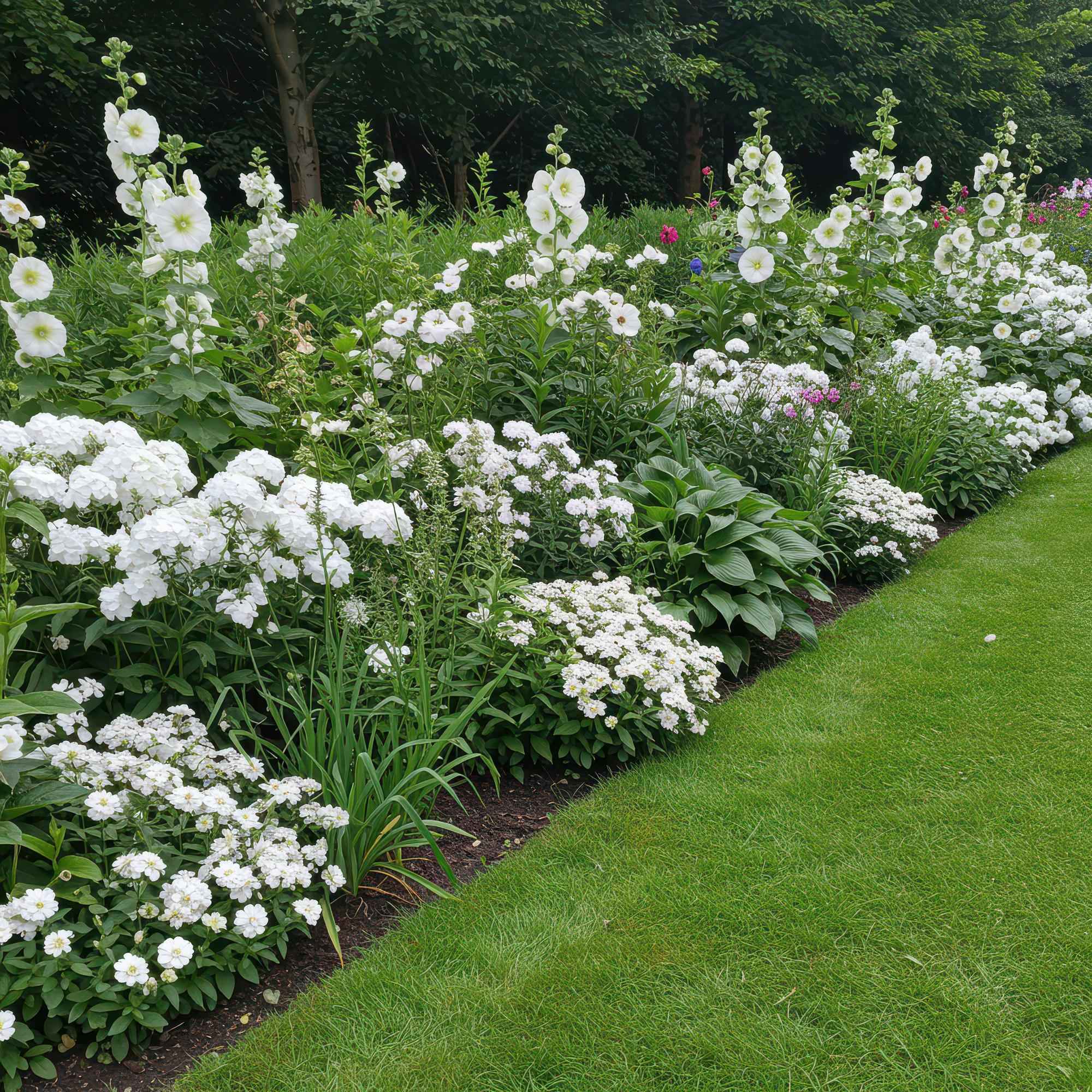Image of Staudenset Weiß – 24 weißblühende Stauden für ca. 3m² – Elegantes Borderpaket für sonnige Gartenbereiche – Pflegeleicht & harmonisch abgestimmt-3