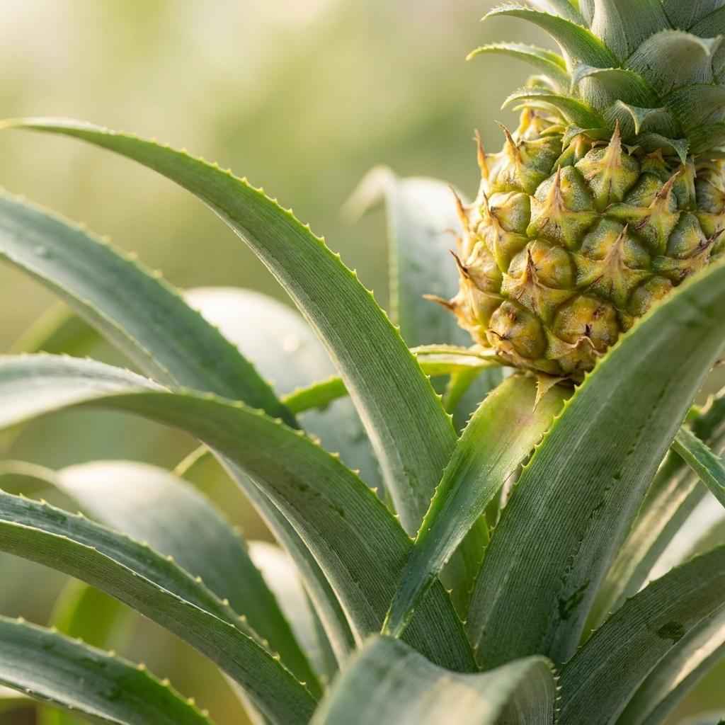 Image of Ananaspflanze Mi Amigo – Ø12cm – Höhe 35-40cm – Tropische Zimmerpflanze mit dekorativer Mini – Ananas – Exotische Pflanze für Wohnraum & Büro-1